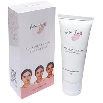 BRITAINS BEAUTY Pureluxe Lumina Crème éclaircissante Correcteur de teint avancé de la peau, 50 g Hydratant, sans paraben et sans cruauté envers les animaux BRITAINS BEAUTY Pureluxe Lumina Crème éclaircissante Correcteur de teint avancé de la peau, 50 g Hydratant, sans paraben et sans cruauté envers les animaux