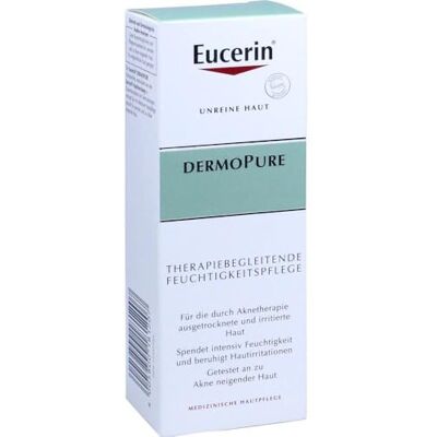 Eucerin DermoPure therapiebegleitende Feuchtigkeitspflege, 50 ml Crème Eucerin DermoPure therapiebegleitende Feuchtigkeitspflege, 50 ml Crème