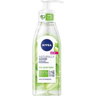NIVEA NATURALLY GOOD Gel Nettoyant Micellaire à l’Aloe Vera 150 ml, nettoyant visage aux ingrédients d’origine naturelle, soin visage fraîcheur hydratant et rafraîchissant NIVEA NATURALLY GOOD Gel Nettoyant Micellaire à l’Aloe Vera 150 ml, nettoyant visage aux ingrédients d’origine naturelle, soin visage fraîcheur hydratant et rafraîchissant