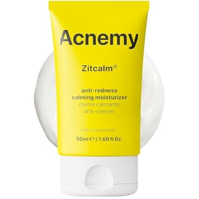 Acnemy ZITCALM CREAM Crème apaisante anti-rougeurs, hydratante réparatrice sans huile, 50 ml – Vitamine F, bisabolol et allantoïne, réduit les irritations et restaure la barrière cutanée Acnemy ZITCALM CREAM Crème apaisante anti-rougeurs, hydratante réparatrice sans huile, 50 ml – Vitamine F, bisabolol et allantoïne, réduit les irritations et restaure la barrière cutanée
