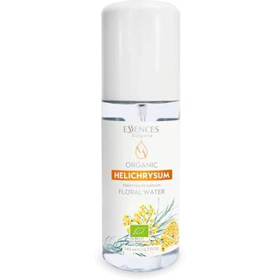 Essences Bulgaria Eau Florale d'Hélichryse Bio 140 ml 100% Pure et Naturelle Brume de Beauté Rafraîchissante Anti-âge Excellent Après-rasage Sans Alcool Démaquillant Hydratant Essences Bulgaria Eau Florale d'Hélichryse Bio 140 ml 100% Pure et Naturelle Brume de Beauté Rafraîchissante Anti-âge Excellent Après-rasage Sans Alcool Démaquillant Hydratant