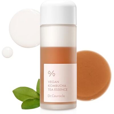 Dr. Ceuracle Dr.Ceuracle Essence de thé kombucha végétalien – Tonique laiteux hydratant avec extrait de thé Kombucha, Centella Asiatica, céramide, soins de la peau coréens (150 ml) Dr. Ceuracle Dr.Ceuracle Essence de thé kombucha végétalien – Tonique laiteux hydratant avec extrait de thé Kombucha, Centella Asiatica, céramide, soins de la peau coréens (150 ml)