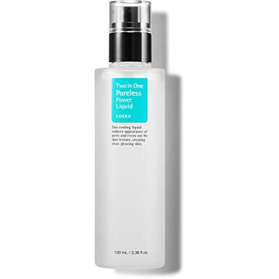 COSRX Two in One Poreless Power Liquid, 100ml / 3.38 fl.oz Resserrement des pores Sans test sur les animaux, Sans paraben, Korean Skincare COSRX Two in One Poreless Power Liquid, 100ml / 3.38 fl.oz Resserrement des pores Sans test sur les animaux, Sans paraben, Korean Skincare