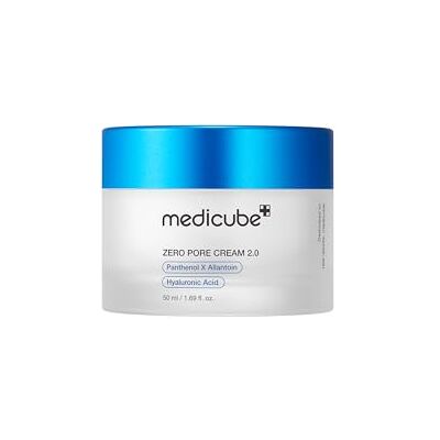 medicube Zero Pore Cream 2.0 – Crème à l'acide hyaluronique, au panthénol et à l'allantoïne pour réduire la visibilité des pores – 50 ml medicube Zero Pore Cream 2.0 – Crème à l'acide hyaluronique, au panthénol et à l'allantoïne pour réduire la visibilité des pores – 50 ml