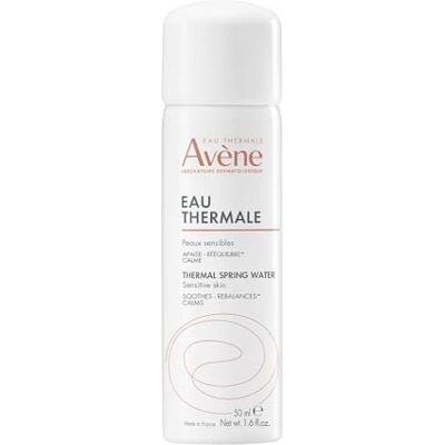 Avene Eau Thermale Thermal Spring Water, brume apaisante et apaisante pour le visage pour peaux sensibles, 50 ml Avene Eau Thermale Thermal Spring Water, brume apaisante et apaisante pour le visage pour peaux sensibles, 50 ml