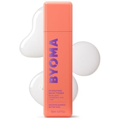BYOMA Tonique laiteux hydratant (150 ml) pour peaux sèches, toner ultra hydratant pour le visage Apaise la peau, retient l'humidité, réduit les rougeurs Réparation des barrières, végétalien BYOMA Tonique laiteux hydratant (150 ml) pour peaux sèches, toner ultra hydratant pour le visage Apaise la peau, retient l'humidité, réduit les rougeurs Réparation des barrières, végétalien