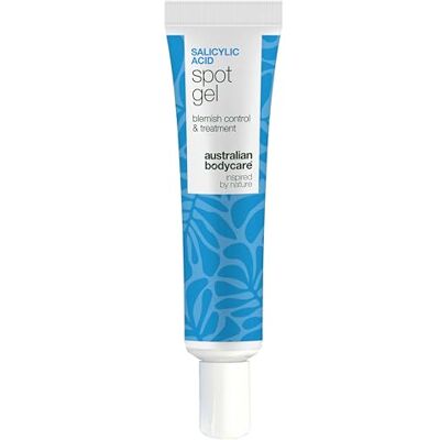 Australian Bodycare Gel Anti-Boutons à l'Acide Salicylique pour Peaux à Imperfections avec Boutons & Points Noir – Gel Action Rapide pour Peaux Acnéiques avec Acide Salicylique, Acide Succinique & Piroctone Olamine 30 ml Australian Bodycare Gel Anti-Boutons à l'Acide Salicylique pour Peaux à Imperfections avec Boutons & Points Noir – Gel Action Rapide pour Peaux Acnéiques avec Acide Salicylique, Acide Succinique & Piroctone Olamine 30 ml