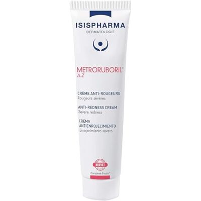 IsisPharma METRORUBORIL A.Z Crème Anti-rougeurs 30 ml – Conçu avec 15% d’Acide Azélaïque Diminue Les Rougeurs, Améliore La Microcirculation Fabrication Française dans nos Laboratoires IsisPharma METRORUBORIL A.Z Crème Anti-rougeurs 30 ml – Conçu avec 15% d’Acide Azélaïque Diminue Les Rougeurs, Améliore La Microcirculation Fabrication Française dans nos Laboratoires