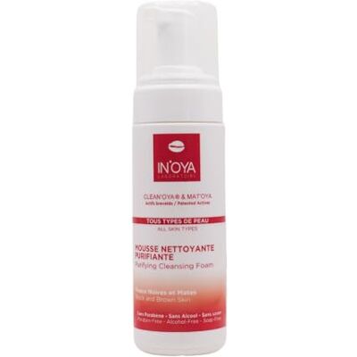 IN'OYA Ma Mousse Nettoyante Purifiante CLEAN’OYA Peaux noires et mates – Mousse nettoyante pour le visage – Savon mousse pour nettoyer le visage 150 ML IN'OYA Ma Mousse Nettoyante Purifiante CLEAN’OYA Peaux noires et mates – Mousse nettoyante pour le visage – Savon mousse pour nettoyer le visage 150 ML