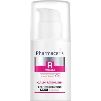Pharmaceris R Rosacea Crème 30 ml avec complexe calme-calcium Ca2+ apaisant Soulage les rougeurs et les vaisseaux sanguins visibles Calm Rosalgin Crème de nuit réduisant les rougeurs Pharmaceris R Rosacea Crème 30 ml avec complexe calme-calcium Ca2+ apaisant Soulage les rougeurs et les vaisseaux sanguins visibles Calm Rosalgin Crème de nuit réduisant les rougeurs