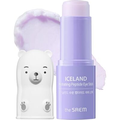 the SAEM Iceland Hydrating Peptide Eye Stick 0,24 oz Baume hydratant contour des yeux Apporte élasticité, fraîcheur et hydratation aux yeux pour la peau flasque, baume pour traiter la zone the SAEM Iceland Hydrating Peptide Eye Stick 0,24 oz Baume hydratant contour des yeux Apporte élasticité, fraîcheur et hydratation aux yeux pour la peau flasque, baume pour traiter la zone