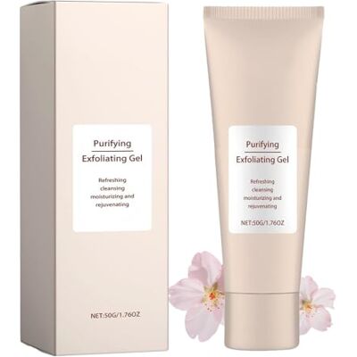 YUNFAX Gel exfoliant nettoyant, exfoliant pour le visage, gel exfoliant doux pour tous les types de peau, nettoyant en profondeur, hydratant avec formule douce, beauté naturelle à révéler (1 pièce) YUNFAX Gel exfoliant nettoyant, exfoliant pour le visage, gel exfoliant doux pour tous les types de peau, nettoyant en profondeur, hydratant avec formule douce, beauté naturelle à révéler (1 pièce)