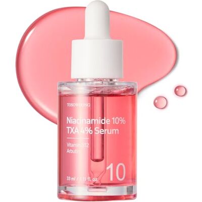 TOSOWOONG Niacinamide 10% + Sérum Acide Tranexamic 4%, Arbutine 2%, Acide Hyaluronique, TXA, Sérum Visage, Peau Glacière, Peaux Lumineuses, Skincare Coréen, 33ml 2% Arbutine, TXA, Acide Hyaluronique, Taches Brunes, Teint Irrégulier, Peau Nette, Hydratan TOSOWOONG Niacinamide 10% + Sérum Acide Tranexamic 4%, Arbutine 2%, Acide Hyaluronique, TXA, Sérum Visage, Peau Glacière, Peaux Lumineuses, Skincare Coréen, 33ml 2% Arbutine, TXA, Acide Hyaluronique, Taches Brunes, Teint Irrégulier, Peau Nette, Hydratan