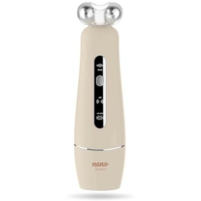 NENO Algo Appareil de massage du visage – Rouleau 3D pour le visage avec EMS & RF pour lifting du visage et soin des contours – Appareil de massage anti-âge avec deux embouts et rouleau de massage NENO Algo Appareil de massage du visage – Rouleau 3D pour le visage avec EMS & RF pour lifting du visage et soin des contours – Appareil de massage anti-âge avec deux embouts et rouleau de massage