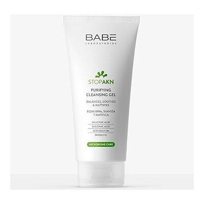 Babé Stop AKN Gel Nettoyant Purifiant - Gel nettoyant pour la peau Babé Stop AKN Gel Nettoyant Purifiant - Gel nettoyant pour la peau