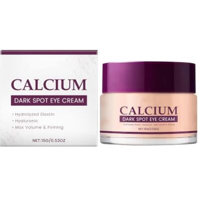 DIJIAMU Crème Contour des Yeux Calcium – Traitement Anti-Cernes Raffermissant & Lifting aux Peptides, Acide Hyaluronique & Élastine, Réduit les Ridules – Hydratante pour Peaux Matures – 15g DIJIAMU Crème Contour des Yeux Calcium – Traitement Anti-Cernes Raffermissant & Lifting aux Peptides, Acide Hyaluronique & Élastine, Réduit les Ridules – Hydratante pour Peaux Matures – 15g