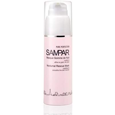 Sampar Masque Gomme de Nuit Masque de Nuit Chasse les Rougeurs, Marques, Points Noirs Pour une Peau Matifiée, Purifiée et Douce au Réveil Gommez vos Imperfections Flacon airless 50 ml Sampar Masque Gomme de Nuit Masque de Nuit Chasse les Rougeurs, Marques, Points Noirs Pour une Peau Matifiée, Purifiée et Douce au Réveil Gommez vos Imperfections Flacon airless 50 ml