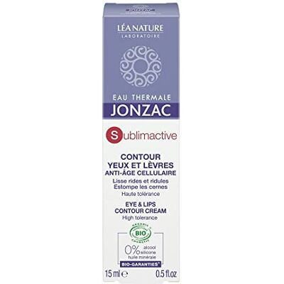 JONZAC Sublimactive Instant Crème contour pour les yeux et les lèvres pour les jeunes 15 ml JONZAC Sublimactive Instant Crème contour pour les yeux et les lèvres pour les jeunes 15 ml