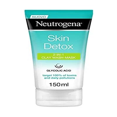 Neutrogena Exfoliant Visage, Skin Detox, Masque Purifiant Argile, 150 ml Neutrogena Exfoliant Visage, Skin Detox, Masque Purifiant Argile, 150 ml