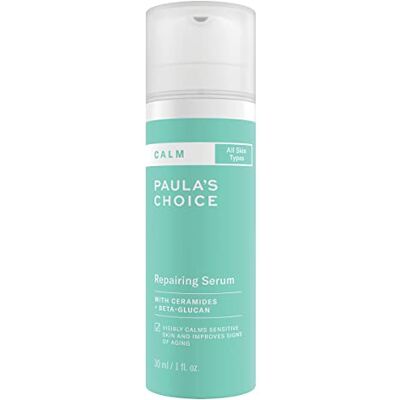 PAULA'S CHOICE CALM Sérum Réparateur Sérum Visage Riche Hydrate & Apaise les Rougeurs Peaux Sujettes à la Rosacée avec Acide Hyaluronique & Céramides Tous Types de Peaux 30 ml PAULA'S CHOICE CALM Sérum Réparateur Sérum Visage Riche Hydrate & Apaise les Rougeurs Peaux Sujettes à la Rosacée avec Acide Hyaluronique & Céramides Tous Types de Peaux 30 ml