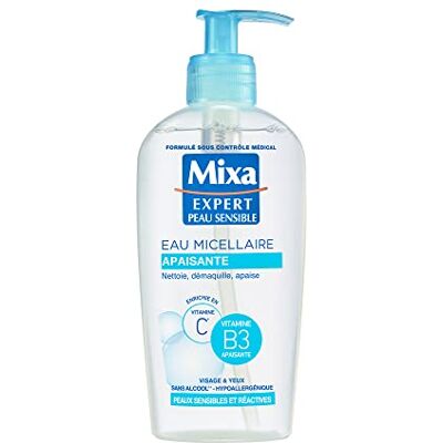 Mixa Eau nettoyante APAISANTE Peaux très sensibles et réactives 200ml,(l'emballage peut varier) Mixa Eau nettoyante APAISANTE Peaux très sensibles et réactives 200ml,(l'emballage peut varier)