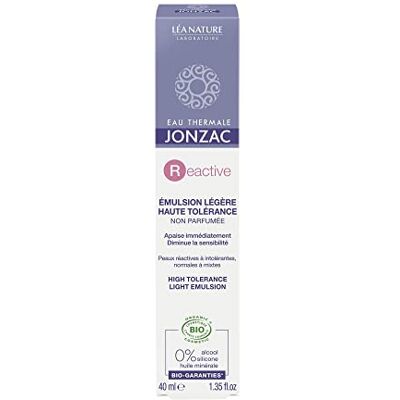 JONZAC Reactive Haute Tolérance Émulsion légère 40 ml JONZAC Reactive Haute Tolérance Émulsion légère 40 ml