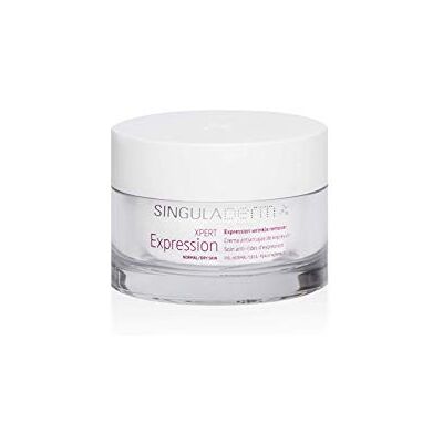 Singuladerm Xpert Expression Crème antirides pour femmes 50 ml Crème pour le visage corrigeant les rides d'expression Traitement anti-pollution et anti-oxydant Peau normale/sèche Singuladerm Xpert Expression Crème antirides pour femmes 50 ml Crème pour le visage corrigeant les rides d'expression Traitement anti-pollution et anti-oxydant Peau normale/sèche