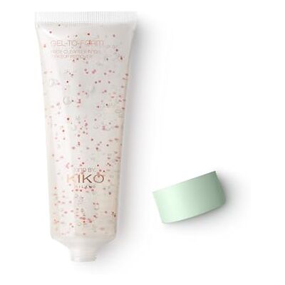 Kiko Milano Kind by KIKO Gel-to-Foam Face Cleanser And Makeup Remover, Nettoyant Et Démaquillant Visage 2-En-1 Kiko Milano Kind by KIKO Gel-to-Foam Face Cleanser And Makeup Remover, Nettoyant Et Démaquillant Visage 2-En-1