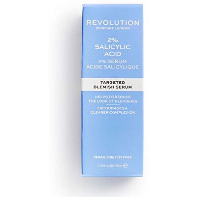 Revolution Beauty London Revolution Skincare London, sérum anti-imperfections à 2% d'acide salicylique BHA, 30ml Revolution Beauty London Revolution Skincare London, sérum anti-imperfections à 2% d'acide salicylique BHA, 30ml