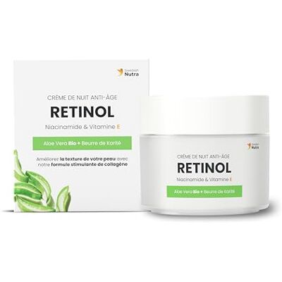 Swedish Nutra Crème nocturne de rétinol anti-âge suédoise Nutra I I Hydrated & Bluling Traitement de la peau I Niacinamide, Vitamine E, Aloe Vera biologique, Shea Butter que j'ai fait en Suède 50 ml Swedish Nutra Crème nocturne de rétinol anti-âge suédoise Nutra I I Hydrated & Bluling Traitement de la peau I Niacinamide, Vitamine E, Aloe Vera biologique, Shea Butter que j'ai fait en Suède 50 ml