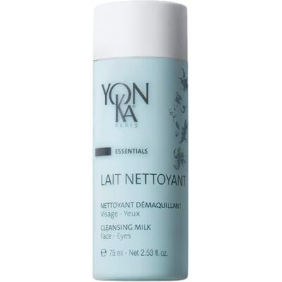Yonka Yon-Ka Lait Nettoyant 75ml Visage, Yeux & Lèvres Démaquille, Nettoie et Apaise Tous Types de Peaux, Convient aux Peaux Sèches et Sensibles Texture Veloutée Rinçage à l'Eau Yonka Yon-Ka Lait Nettoyant 75ml Visage, Yeux & Lèvres Démaquille, Nettoie et Apaise Tous Types de Peaux, Convient aux Peaux Sèches et Sensibles Texture Veloutée Rinçage à l'Eau