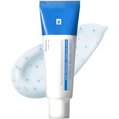 TOSOWOONG Crème Peptide Copper 12 Contient 99% Copper Tripeptide-1 (GHK-Cu), 12 peptides, réduit les ridules et améliore l'élasticité de la peau, Soin de la peau coréen, 50 ml / 1,69 fl. oz. TOSOWOONG Crème Peptide Copper 12 Contient 99% Copper Tripeptide-1 (GHK-Cu), 12 peptides, réduit les ridules et améliore l'élasticité de la peau, Soin de la peau coréen, 50 ml / 1,69 fl. oz.