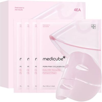 Medicube Masque Collagène Rose - Pack de Masques Faciaux pour Tous Types de Peau Medicube Masque Collagène Rose - Pack de Masques Faciaux pour Tous Types de Peau