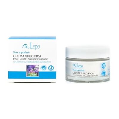 LEPO Crème spécifique 50 ml avec prébiotiques, probiotiques, bardane et amidon de riz, nutrition avancée pour une peau équilibrée et rayonnante LEPO Crème spécifique 50 ml avec prébiotiques, probiotiques, bardane et amidon de riz, nutrition avancée pour une peau équilibrée et rayonnante