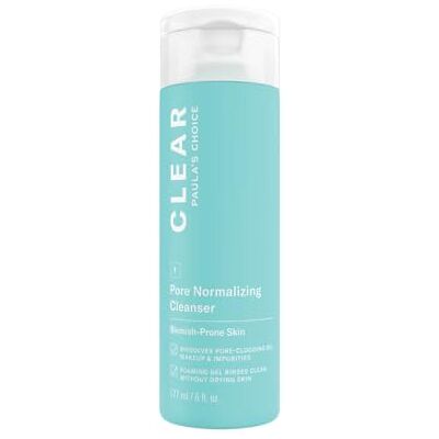 PAULA'S CHOICE CLEAR Gel Nettoyant Visage Nettoie les Pores, Élimine les Excès de Sébum & les Points Noirs avec Acide Salicylique Tous Types de Peaux 177 ml PAULA'S CHOICE CLEAR Gel Nettoyant Visage Nettoie les Pores, Élimine les Excès de Sébum & les Points Noirs avec Acide Salicylique Tous Types de Peaux 177 ml