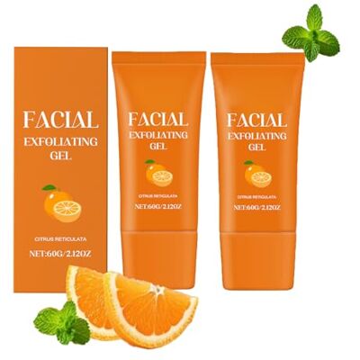 LinBomZony Lot de 2 gels exfoliants nettoyants pour le visage et le corps Mélange hydratant pour enlever la saleté et l'huile Vernis éclaircissant pour la peau Hydratant et doux LinBomZony Lot de 2 gels exfoliants nettoyants pour le visage et le corps Mélange hydratant pour enlever la saleté et l'huile Vernis éclaircissant pour la peau Hydratant et doux
