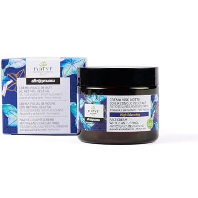 natyr Altromarché Crème visage nuit avec rétinol végétal antioxydant, revitalisant bio 50 ml natyr Altromarché Crème visage nuit avec rétinol végétal antioxydant, revitalisant bio 50 ml
