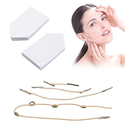 ASSDITED Lot de 40 patchs de levage pour le visage invisible, autocollant pour le visage Maquillage Lift Chin Lift Sticker Artefact, Serre la peau et élimine les rides Outils pour le lifting du (B) ASSDITED Lot de 40 patchs de levage pour le visage invisible, autocollant pour le visage Maquillage Lift Chin Lift Sticker Artefact, Serre la peau et élimine les rides Outils pour le lifting du (B)