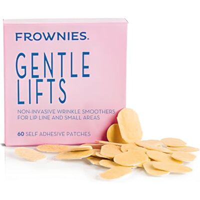 Frownies Gentle Lifts Lot de 60 patchs autocollants réutilisables Traitement des rides pour réduire les rides des lèvres Anti-âge Frownies Gentle Lifts Lot de 60 patchs autocollants réutilisables Traitement des rides pour réduire les rides des lèvres Anti-âge