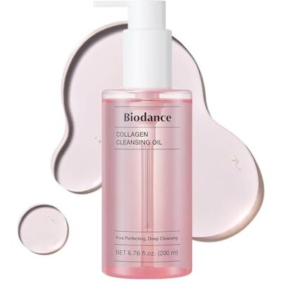 Biodance Huile nettoyante au collagène pour le visage, démaquillant doux sans obstruer les pores, élimine les taches et les points blancs pour les peaux sensibles, les peaux grasses, 199,9 ml (200 ml) Biodance Huile nettoyante au collagène pour le visage, démaquillant doux sans obstruer les pores, élimine les taches et les points blancs pour les peaux sensibles, les peaux grasses, 199,9 ml (200 ml)
