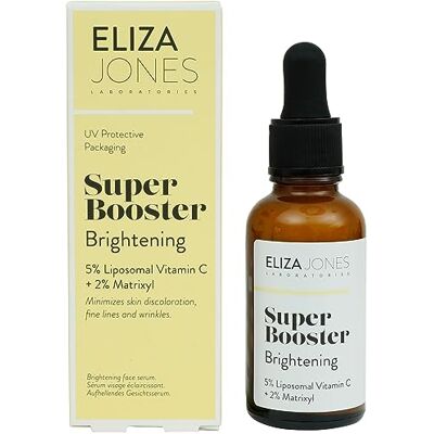 Eliza Jones Laboratories Eliza Jones Sérum Super Booster pour minimiser les rides de la peau, les décolorations, les ridules et améliorer le teint irrégulier de la peau (Super Booster Brightening) Eliza Jones Laboratories Eliza Jones Sérum Super Booster pour minimiser les rides de la peau, les décolorations, les ridules et améliorer le teint irrégulier de la peau (Super Booster Brightening)