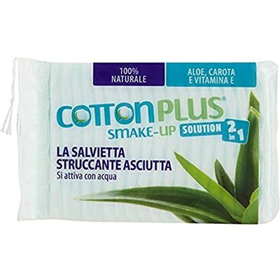 Cottonplus Cotton Plus SMAKE-UP ALOE VERA MAXI 50 pcs Démaquillant naturel ! Lingettes démaquillantes sèches brevetées, sans conservateurs, 100% naturelles! Cottonplus Cotton Plus SMAKE-UP ALOE VERA MAXI 50 pcs Démaquillant naturel ! Lingettes démaquillantes sèches brevetées, sans conservateurs, 100% naturelles!