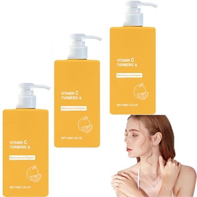 homomdy Lot de 3 crèmes pour le visage et le corps au curcuma et à la vitamine C, crème anti-âge raffermissante et éclaircissante pour éliminer les taches brunes, crème hydratante pour le corps au curcuma homomdy Lot de 3 crèmes pour le visage et le corps au curcuma et à la vitamine C, crème anti-âge raffermissante et éclaircissante pour éliminer les taches brunes, crème hydratante pour le corps au curcuma
