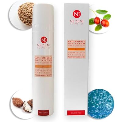 NE NEZENI Nezeni Crème visage anti-rides pour femme/homme 17 principes actifs Repulpant rides profondes Crème anti-rides jour raffermissante pour le visage, le cou et le décolleté peaux normales, grasses NE NEZENI Nezeni Crème visage anti-rides pour femme/homme 17 principes actifs Repulpant rides profondes Crème anti-rides jour raffermissante pour le visage, le cou et le décolleté peaux normales, grasses