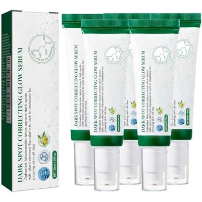 LinBomZony Dark Spot Correcting Glow Sérum, traitement éclaircissant pour l'hyperpigmentation et les imperfections Aide à réduire la production de mélanine et à favoriser le renouvellement de la peau (5 pièces LinBomZony Dark Spot Correcting Glow Sérum, traitement éclaircissant pour l'hyperpigmentation et les imperfections Aide à réduire la production de mélanine et à favoriser le renouvellement de la peau (5 pièces