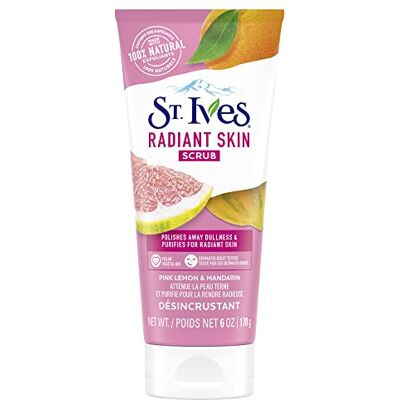 St. Ives Even & Bright Pink Lemon & Mandaran Orange Scrub, 150 ML St. Ives Even & Bright Pink Lemon & Mandaran Orange Scrub, 150 ML