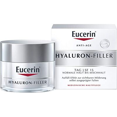 Eucerin Crème anti-âge Hyaluron-Filler Tag SPF 15 50 ml Eucerin Crème anti-âge Hyaluron-Filler Tag SPF 15 50 ml