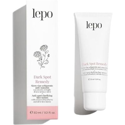 LEPO DARK SPOT REMEDY, Sérum Visage Éclaircissant 30 ml, Anti-taches avec Extrait de Feuilles de Raisin d'Ursine et d'Olive LEPO DARK SPOT REMEDY, Sérum Visage Éclaircissant 30 ml, Anti-taches avec Extrait de Feuilles de Raisin d'Ursine et d'Olive