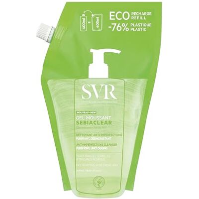 SVR Sebiaclear Gel de nettoyage Eco Recharge 400 ml SVR Sebiaclear Gel de nettoyage Eco Recharge 400 ml