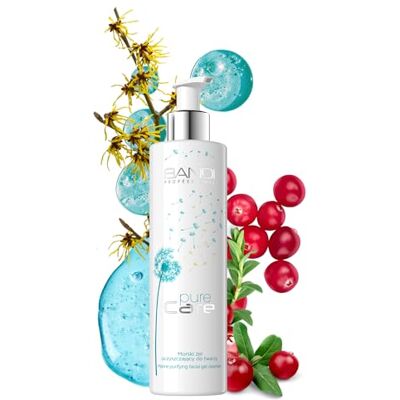 BANDI Gel Nettoyant Visage Purifiant À L'hamamélis Gel Doux avec Acide Hyaluronique Nettoyant Tous Types Marin Hydratation Naturelle 100ml BANDI Gel Nettoyant Visage Purifiant À L'hamamélis Gel Doux avec Acide Hyaluronique Nettoyant Tous Types Marin Hydratation Naturelle 100ml